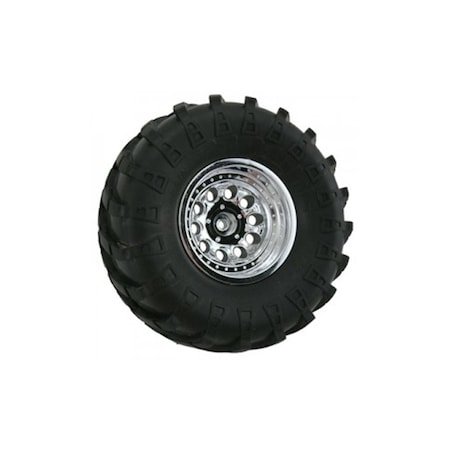 Rpm Rc Products Revolver Chrome Wide Wheelbase Wheels - 2.2 in., 2PK RPM82233